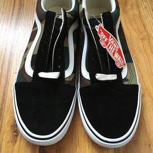 Vans old skool, woodland camo